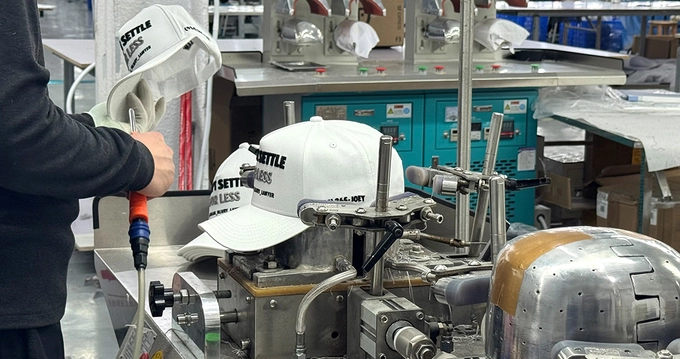Caps Mill cap factory workshop